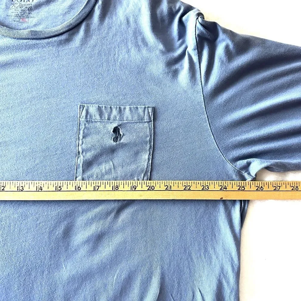 Polo Ralph Lauren Men‎ XL Blue Classic Fit Long Sleeve Navy Pony